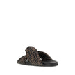 Satin Slide Sandals