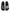 Black Rubber Slides Sandals Beachwear Shoes