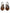 Brown Leopard Calfskin Fur Slingbacks Shoes