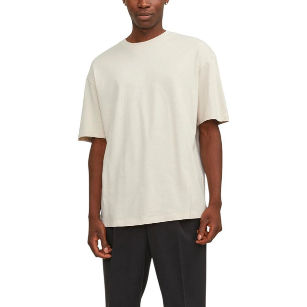 Beige Cotton T-Shirt