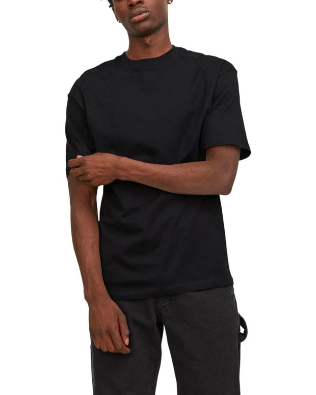 Black Cotton T-Shirt