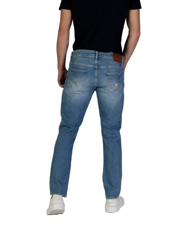 Blue Cotton Skinny Jean