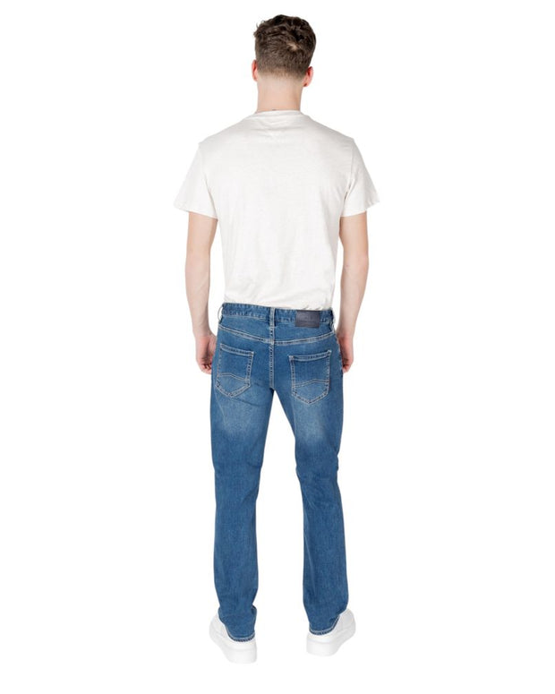 Blue Cotton Skinny Jean