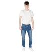 Blue Cotton Skinny Jean