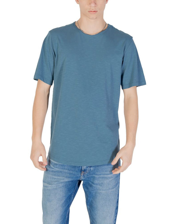 Blue Cotton T-Shirt