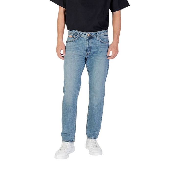Blue Cotton Skinny Jean