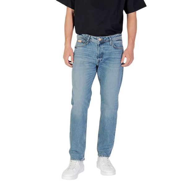 Blue Cotton Skinny Jean