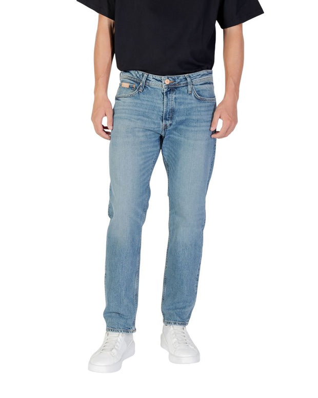 Blue Cotton Skinny Jean