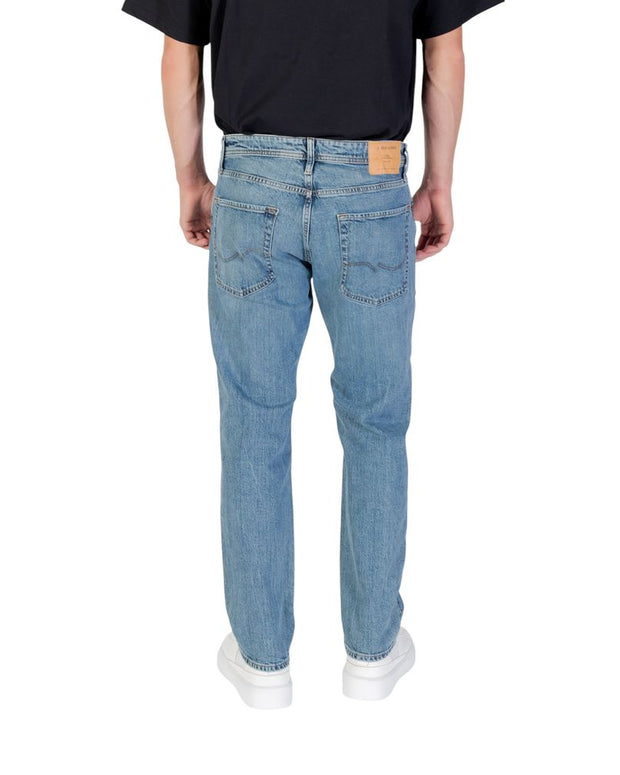 Blue Cotton Skinny Jean
