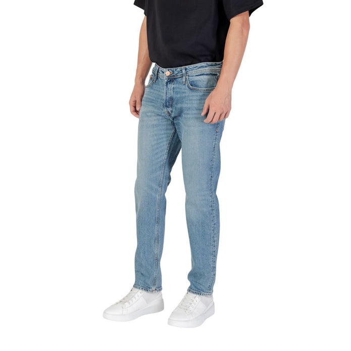 Blue Cotton Skinny Jean