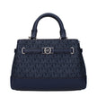 Blue Fabric Handbags