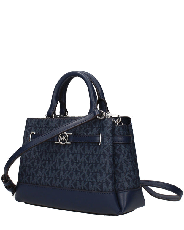 Blue Fabric Handbags