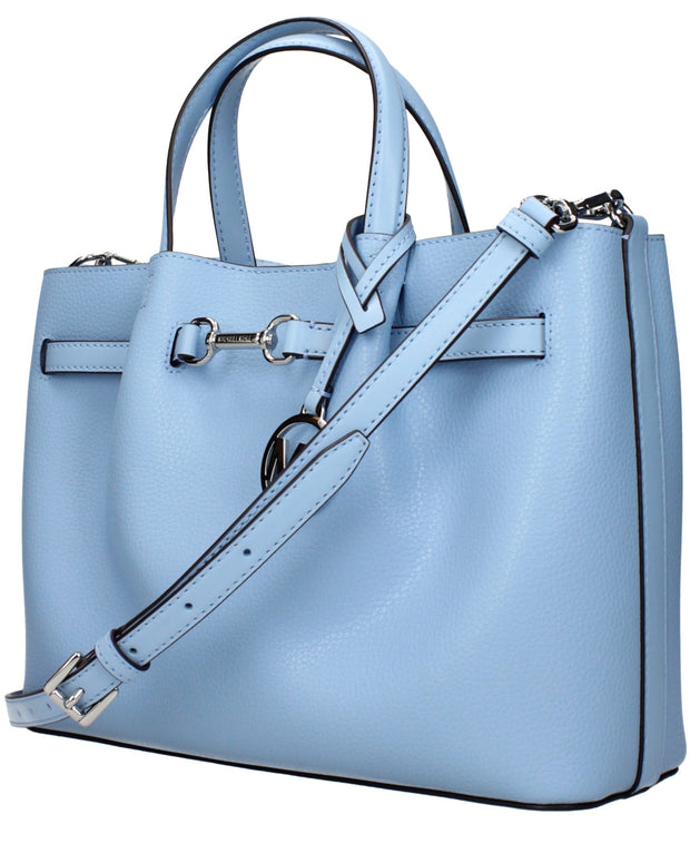 Light Blue Leather Handbags