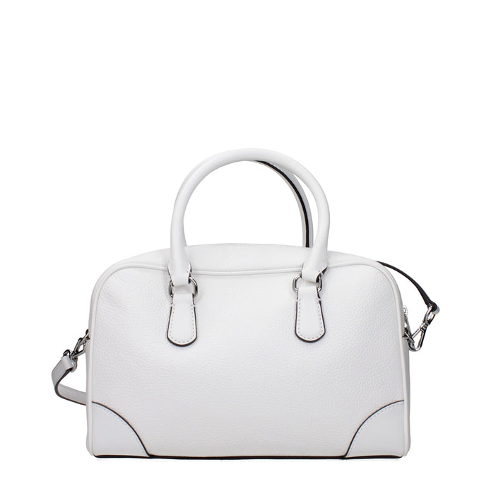 White Leather Handbags