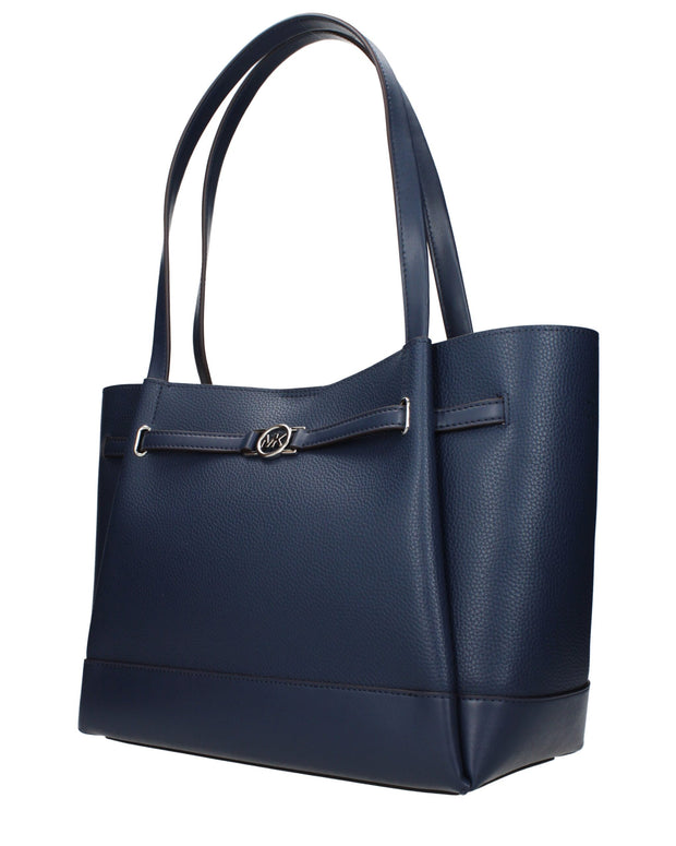 Blue Leather Shoulder Bags
