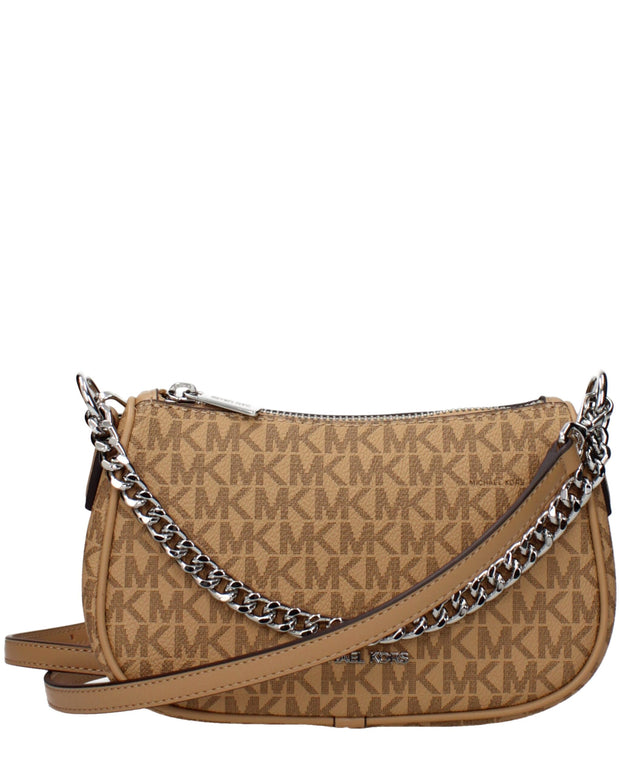 Brown Fabric Handbag