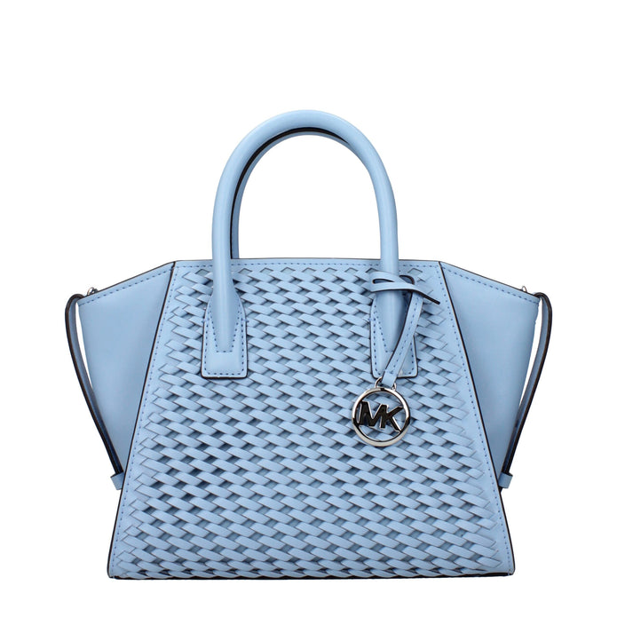 Light Blue Leather Handbags