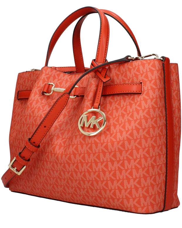 Orange Fabric Handbags