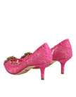 Pink Taormina Lace DEVOTION Pumps Shoes