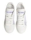 White Mesh Inserts Low Top Sneakers Shoes