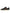 Black Leather Sacred Heart Sneakers Shoes