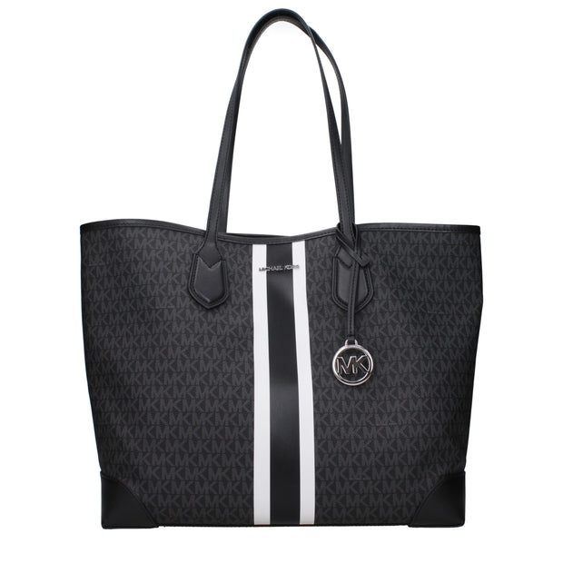 Black Fabric Shoulder Bags