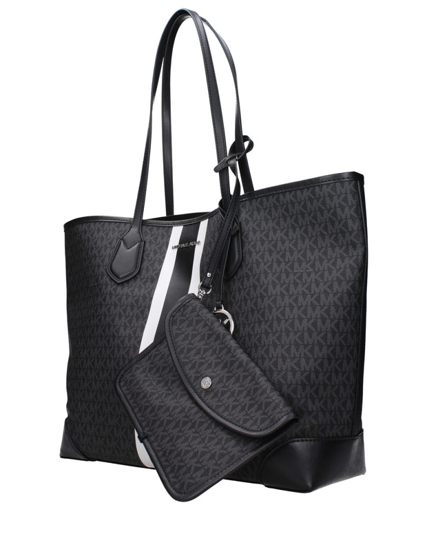 Black Fabric Shoulder Bags
