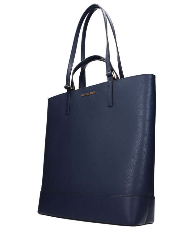 Blue Leather Shoulder Bags
