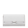 White Leather Clutch Bags