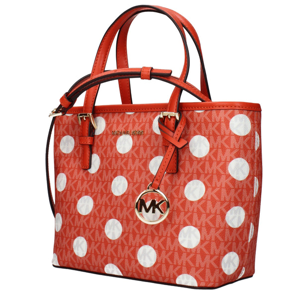 Orange Fabric Backpacks