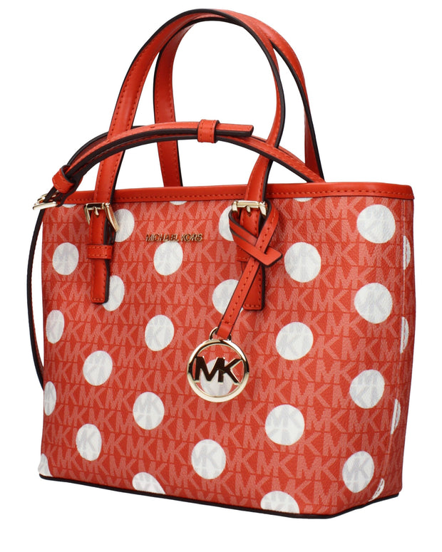 Orange Fabric Backpacks