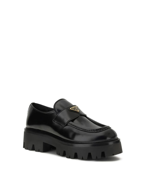 Leather Monolith Loafers