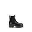 Brushed leather Ankle Boots