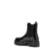 Brushed leather Ankle Boots