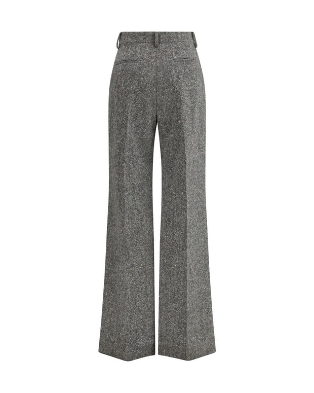 Bottonato Natté Wool Trousers