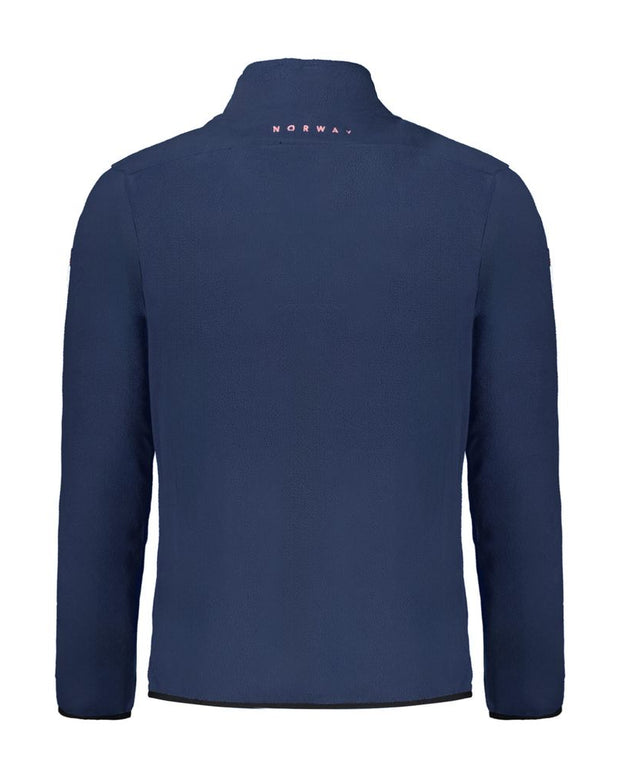 Blue Polyester Sweatshirt