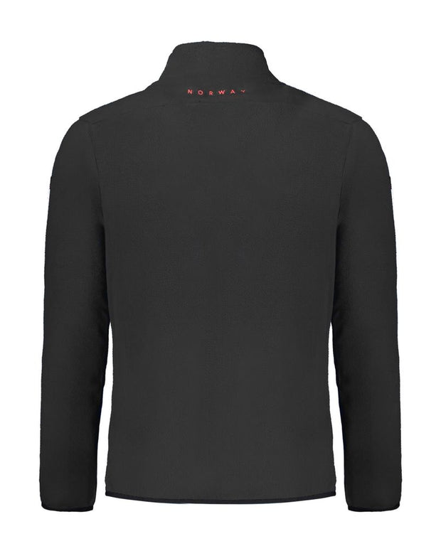 Black Polyester Sweatshirt