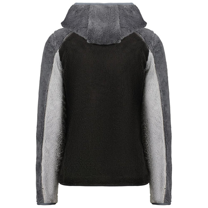 Black Polyester Sweatshirt
