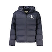 Blue Polyamide Jackets & Coat