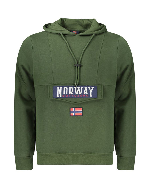 Green Cotton Sweatshirt