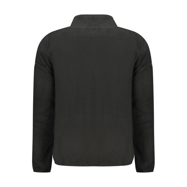 Black Polyester Sweatshirt