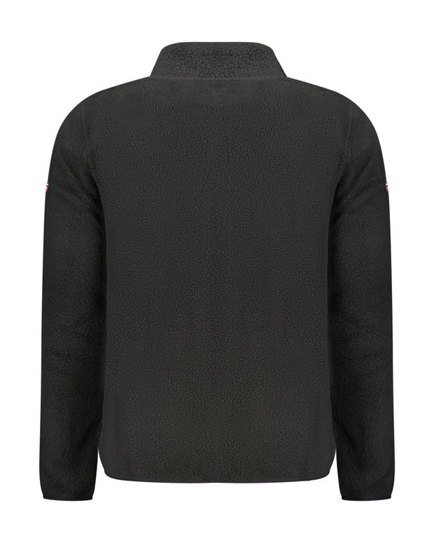 Black Polyester Sweatshirt