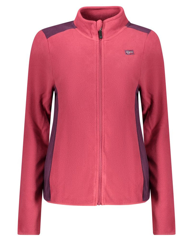 Pink Polyester Sweatshirt