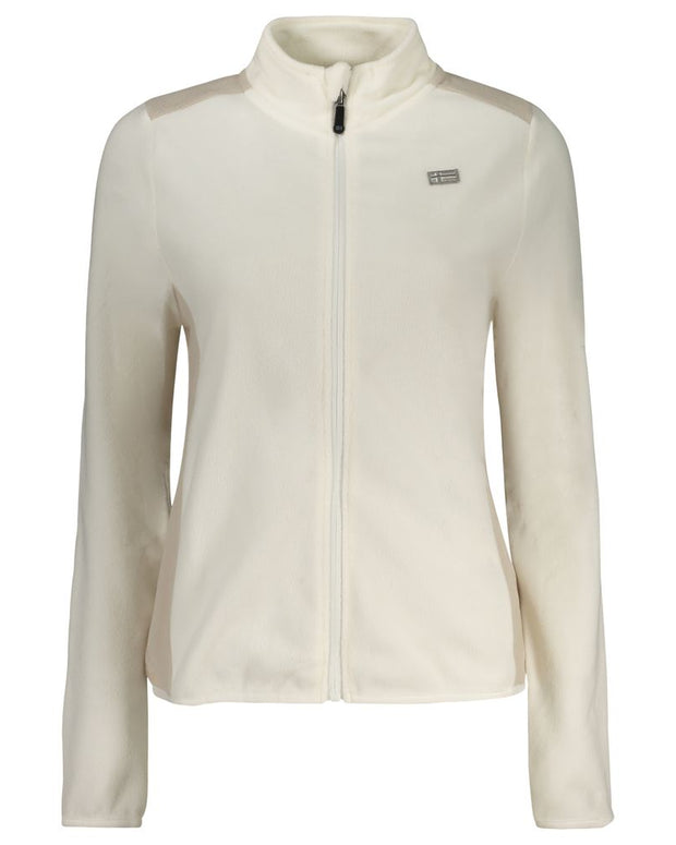 White Polyester Sweatshirt