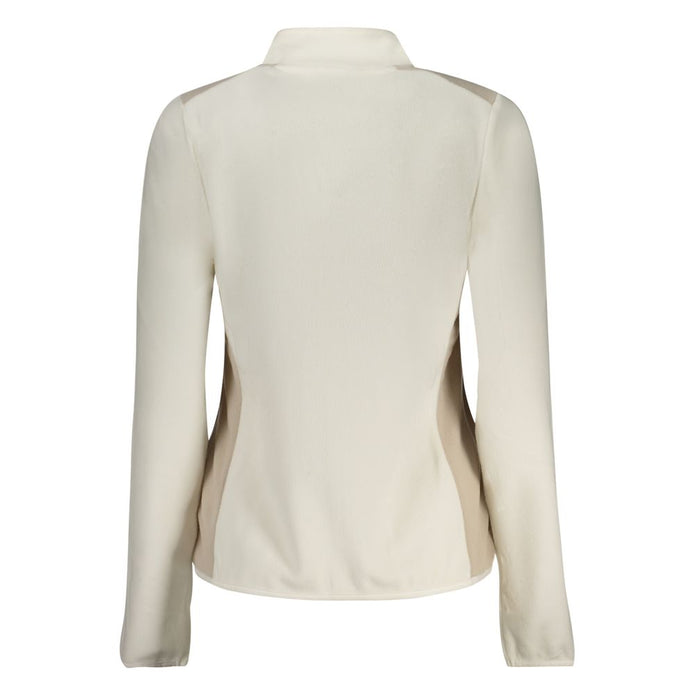 White Polyester Sweatshirt