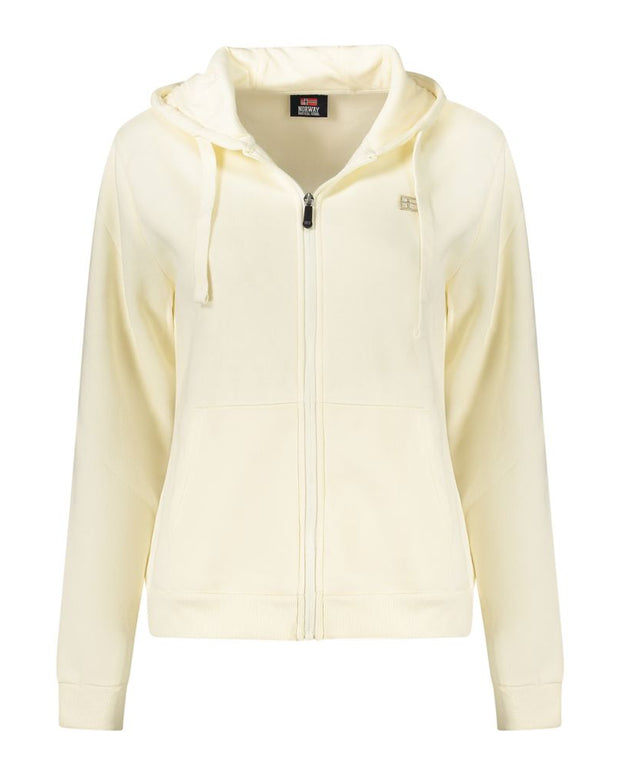 White Cotton Sweatshirt