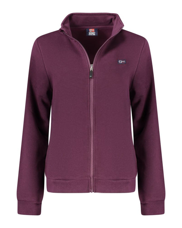 Purple Cotton Sweatshirt