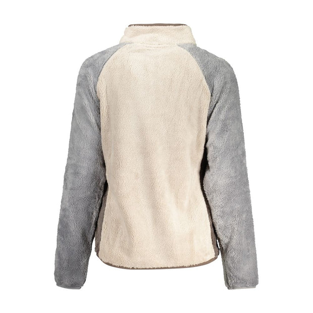 Beige Polyester Sweatshirt
