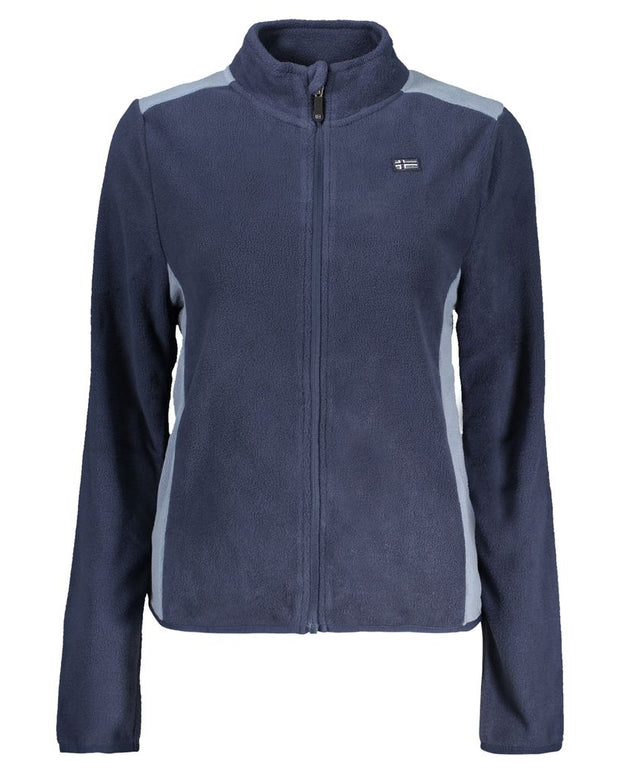 Blue Polyester Sweatshirt