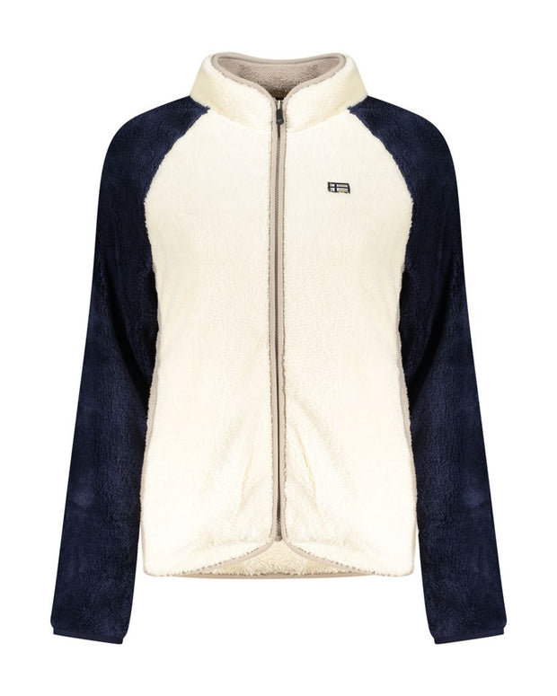 White Polyester Sweatshirt